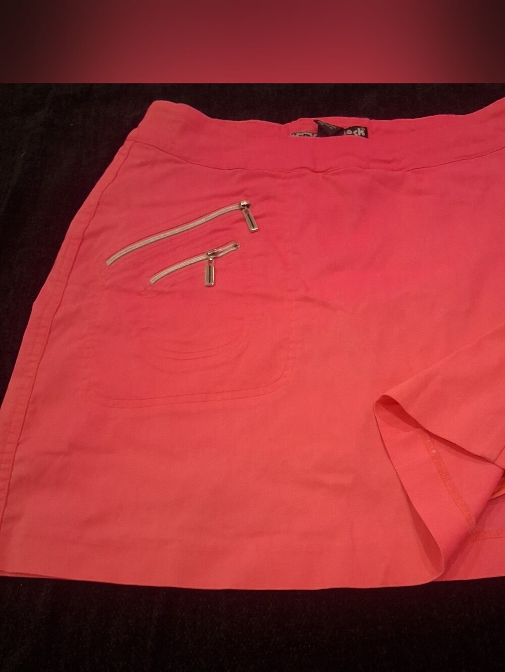 Bright Pink Skirt with Side Zip